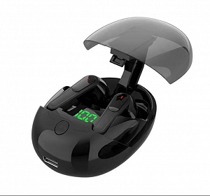 Наушники беспроводные блютуз TWS Pro One с боксом для зарядки Black 16504 - Фото 1