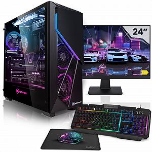 Комплектний комп'ютер Megaport Gaming PC AMD Ryzen 7 9700X Windows 11 GeForce RTX4060 8GB 32GB DDR5 1000GB M.2 SSD Air Cooling WLAN - Фото 1