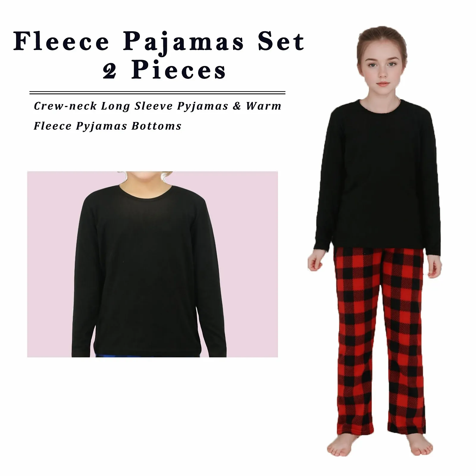 Піжамний комплект YUSHOW для хлопчиків, з довгим рукавом, зимовий, флісовий, фото №3 Піжамний комплект YUSHOW для хлопчиків, з довгим рукавом, зимовий, флісовий, фото №3