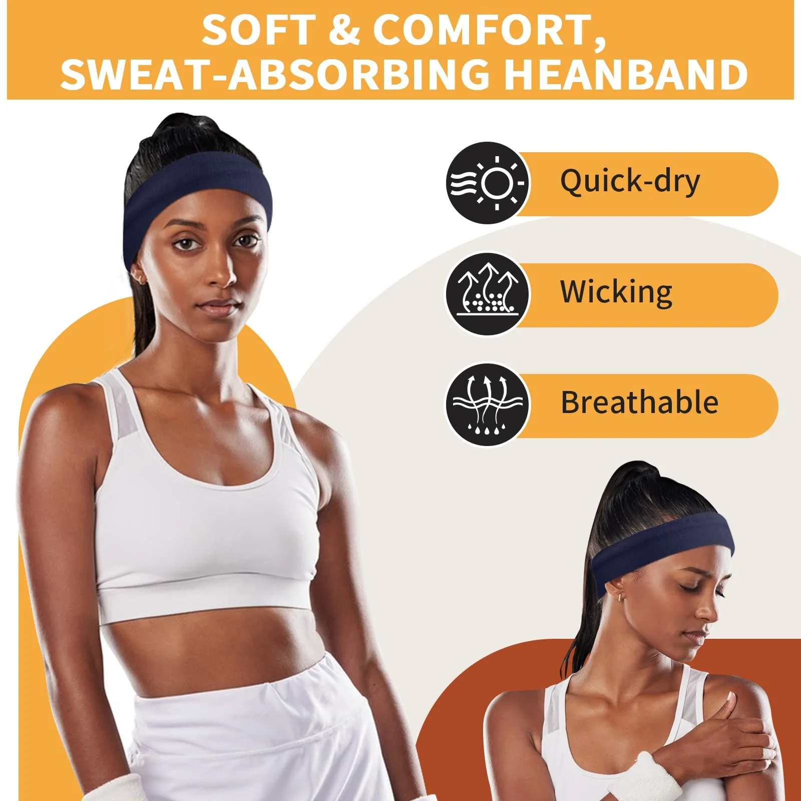 Пов'язки на голову для йоги, фото №3