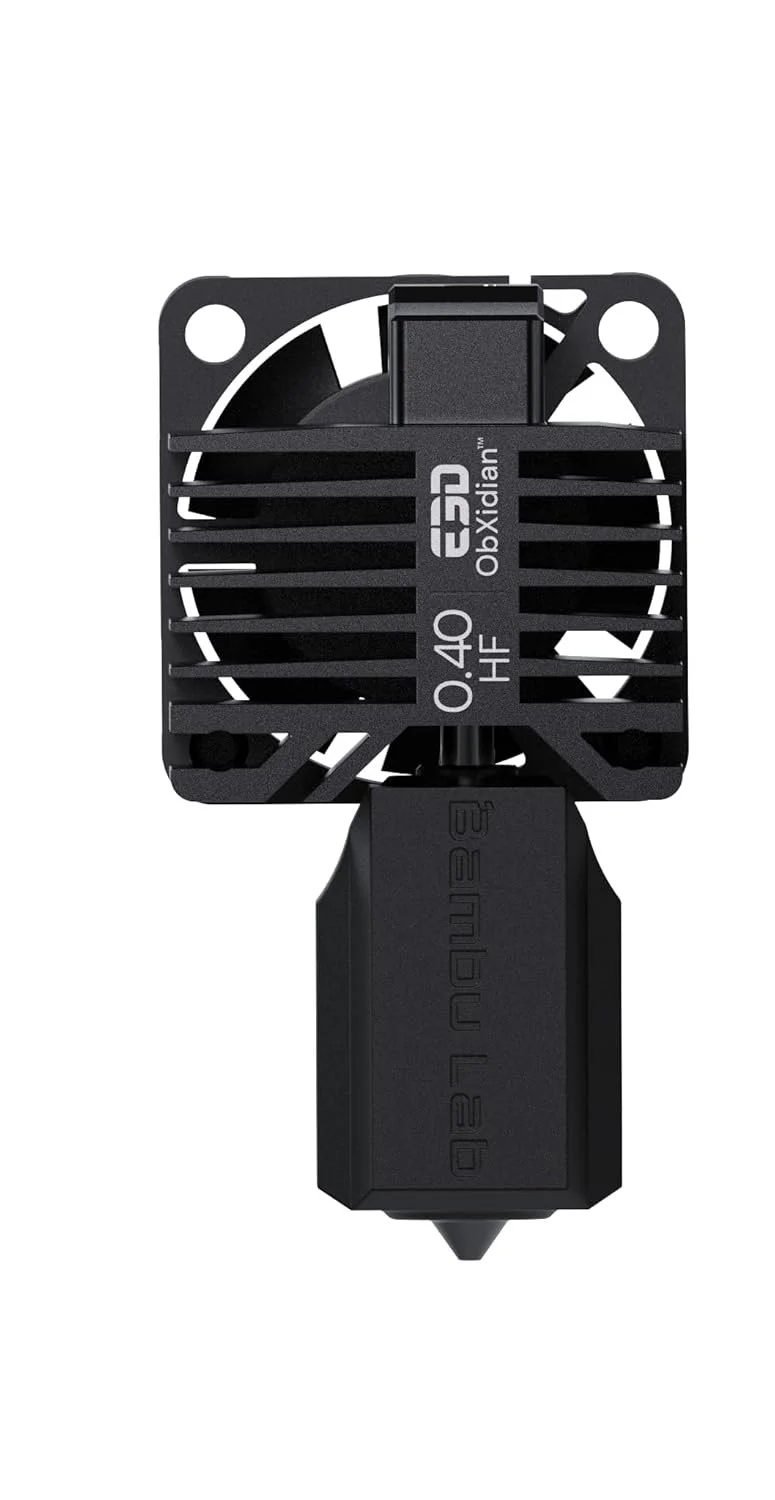 Хотенд E3D High Flow ObXidian™ для 3D принтерів Bambu Lab X1 серії 0.4 мм Чорний, фото №2