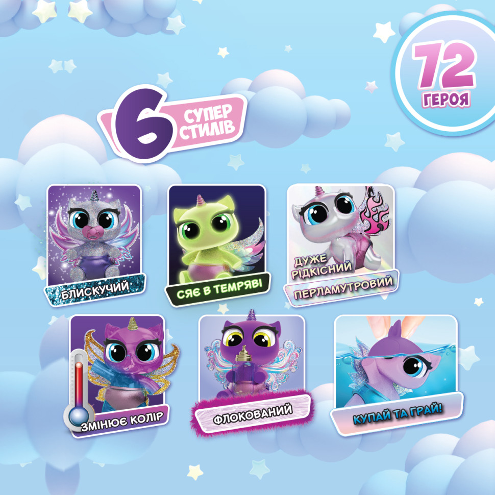 Коллекционная фигурка-сюрприз Единорожек Babies Unicones 1238-UA Игровые фигурки в блистере, фото №3