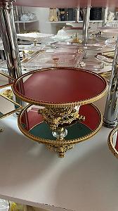 Дзеркальне блюдо, тортівниця 25 см - Фото 1