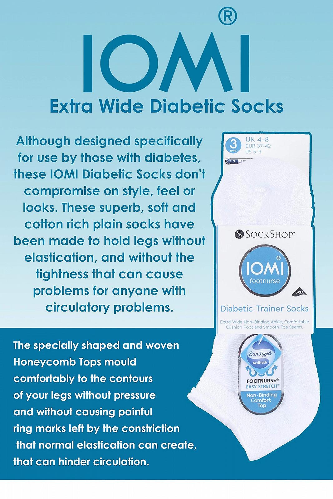 Носки IOMI Хлопковые Без Резинки Короткие Спортивные Диабетические, 3 пары, фото №6