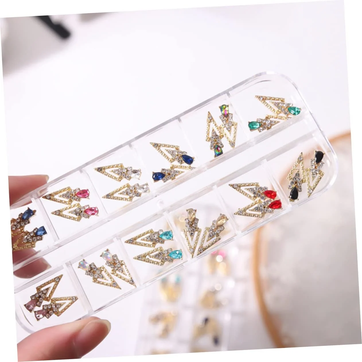 Украшения для ногтей Healeved, 72 шт., блестящие стразы для дизайна ногтей, фото №2