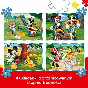 Пазл Trefl 4 in 1 Mickey Mouse Nice Day synthetic.ua - Фото 1