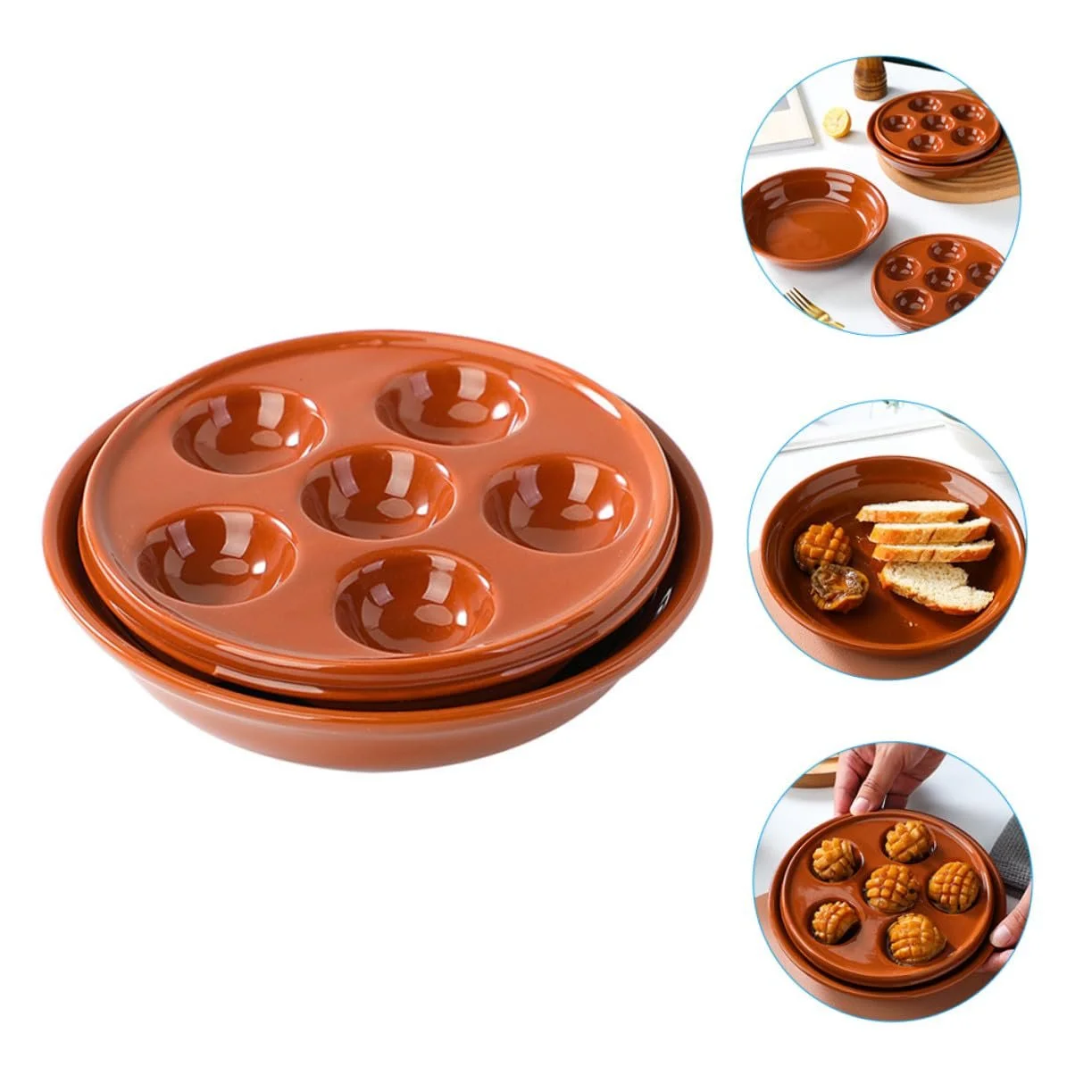 Форма для запекания улиток INOOMP керамическая универсальная, фото №4