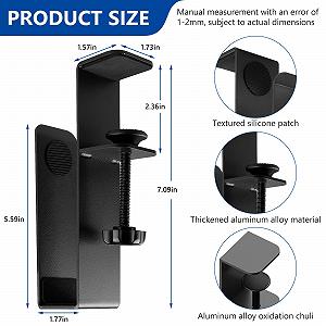 Тримач для ноутбука Настільний бічний, регульовани synthetic.ua - Фото 1
