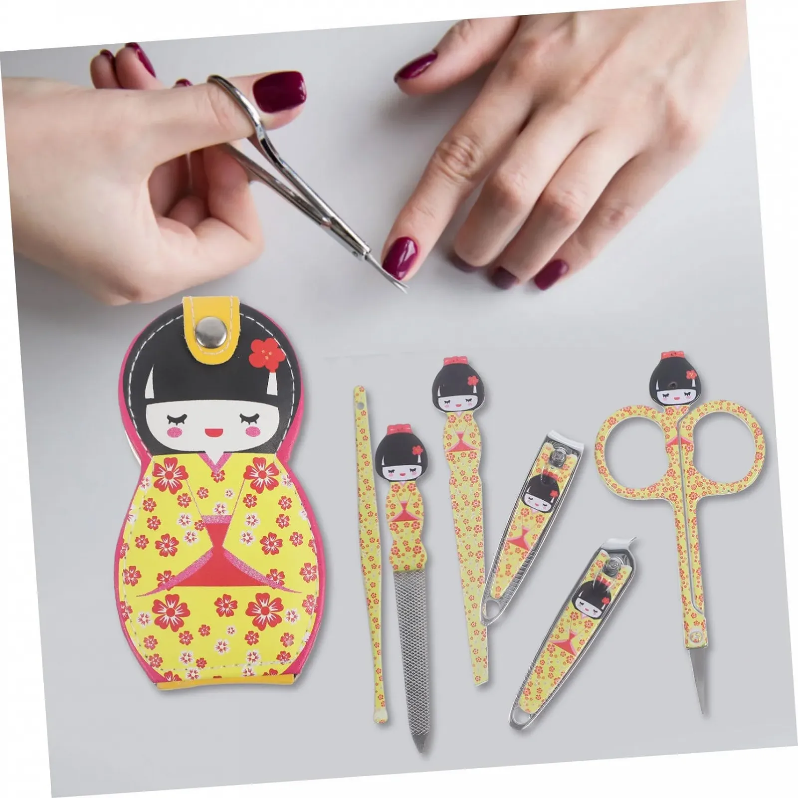 Набір манікюрний CALLARON, нержавіюча сталь, фото №4