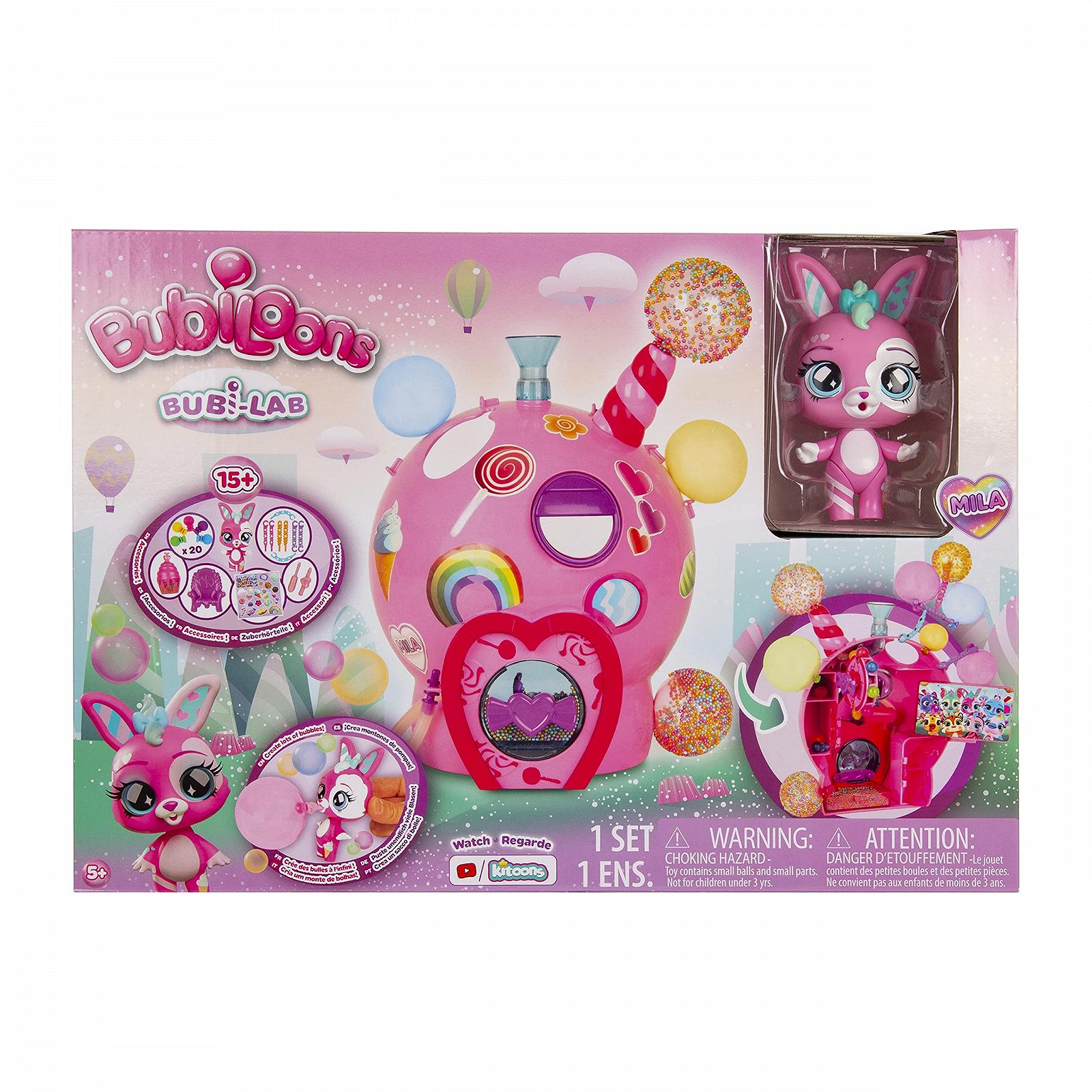 Набор Bubiloons Bubi-Lab для создания и декорирования воздушных шаров с 15 аксессуарами и фигуркой Мила, фото №2 Набор Bubiloons Bubi-Lab для создания и декорирования воздушных шаров с 15 аксессуарами и фигуркой Мила, фото №2