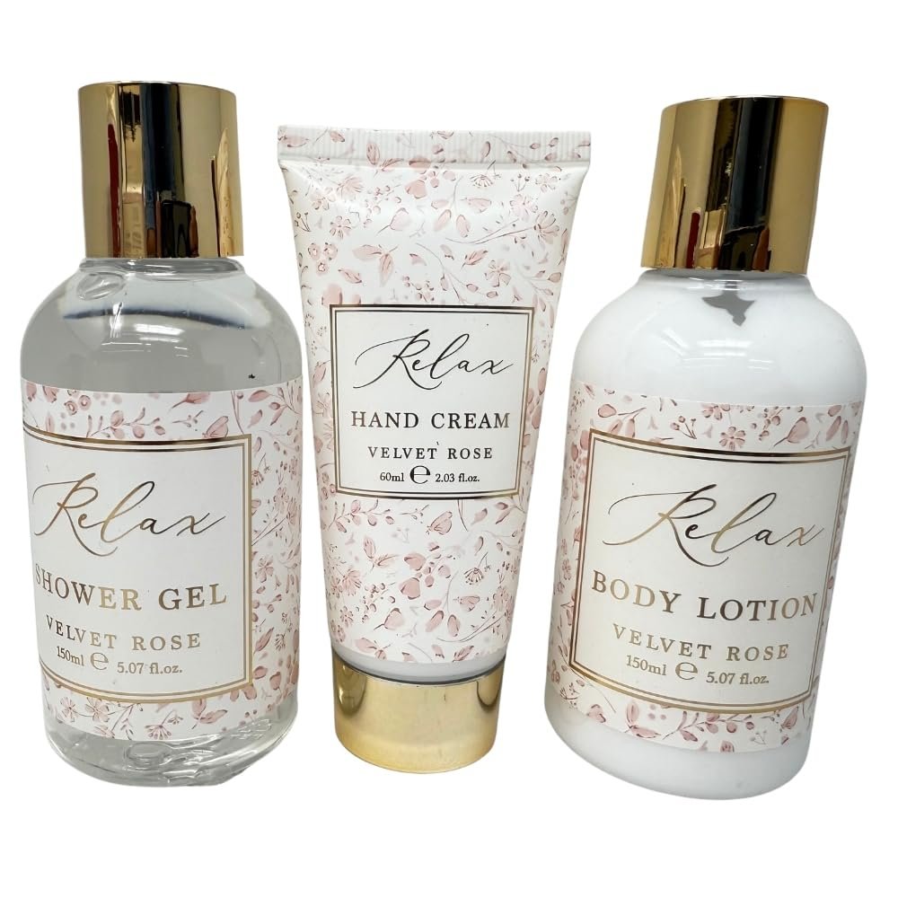 Подарунковий набір для душу та ванни HTUK Relax & Unwind Velvet Rose Pampering Set, фото №2 Подарунковий набір для душу та ванни HTUK Relax & Unwind Velvet Rose Pampering Set, фото №2