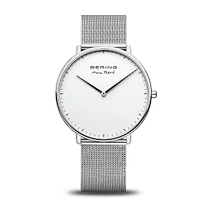 Чоловічий Кварцовий Годинник BERING 38 мм, Корпус з нержавіючої сталі, Міланський Браслет - Фото 1