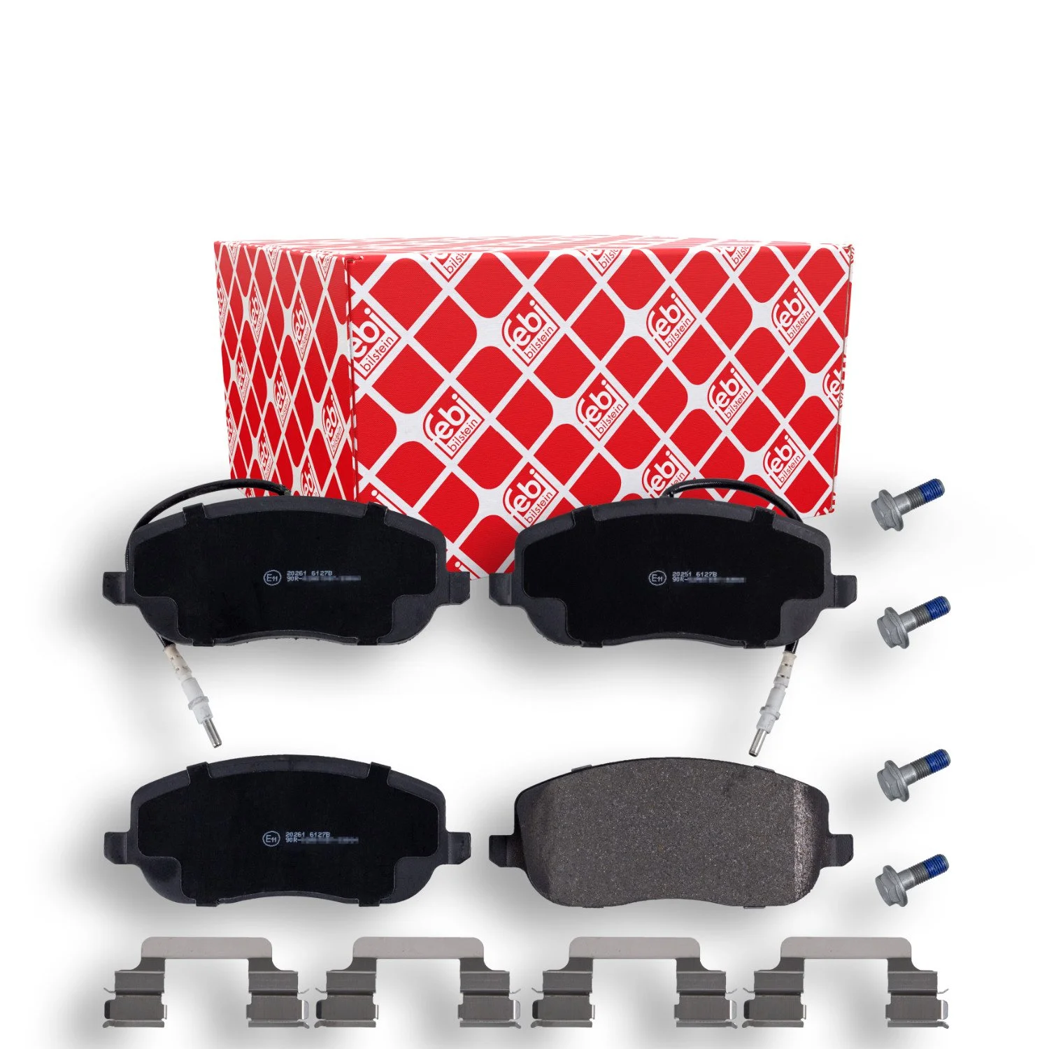 Комплект тормозных колодок, дисковый тормоз FEBI BILSTEIN 16827 для CITROËN FIAT LANCIA, фото №1