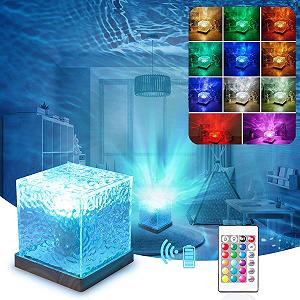 Лампа Starnearby RGB 16 кольорів 30 режимів LED нічник проектор полярних вогнів з пультом керування (USB - Фото 1