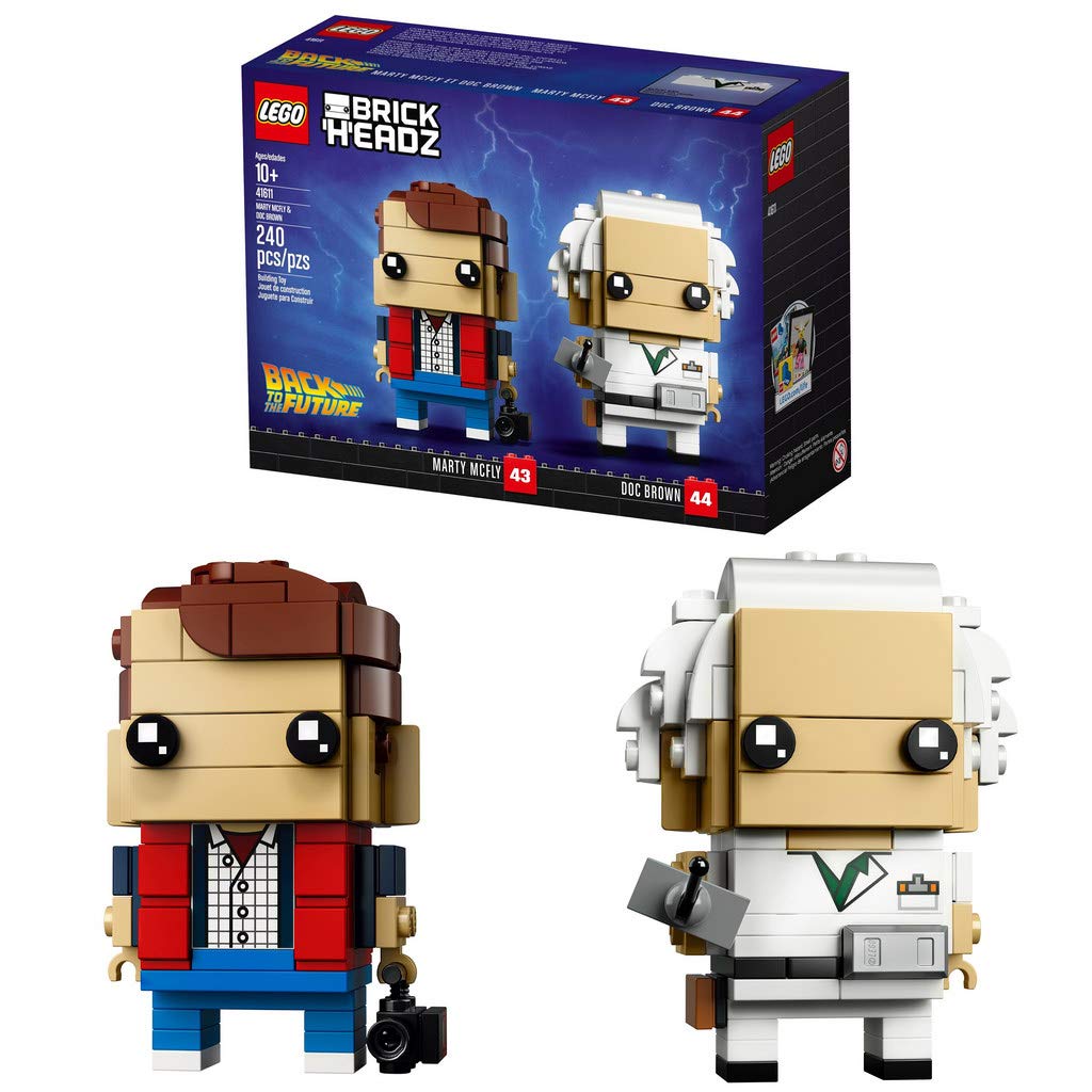 Конструктор LEGO BrickHeadz Marty McFly and Doc Brown Back to the Future, фото №6