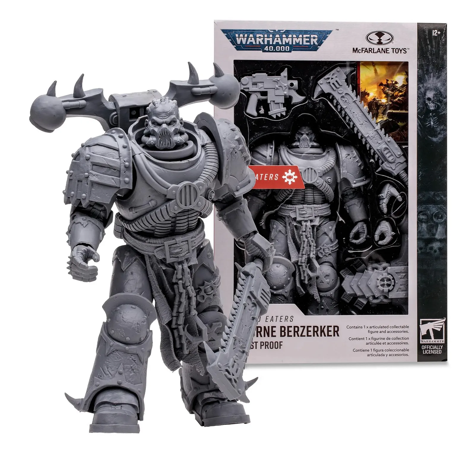 Фигурка McFarlane Warhammer 40k Chaos Space Marines World Eater Artist Proof 18 см, фото №8