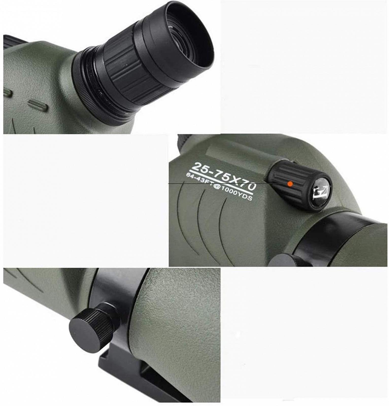 Монокуляр QHYTL 25-75x70 Високоякісний Без запотівання, фото №5