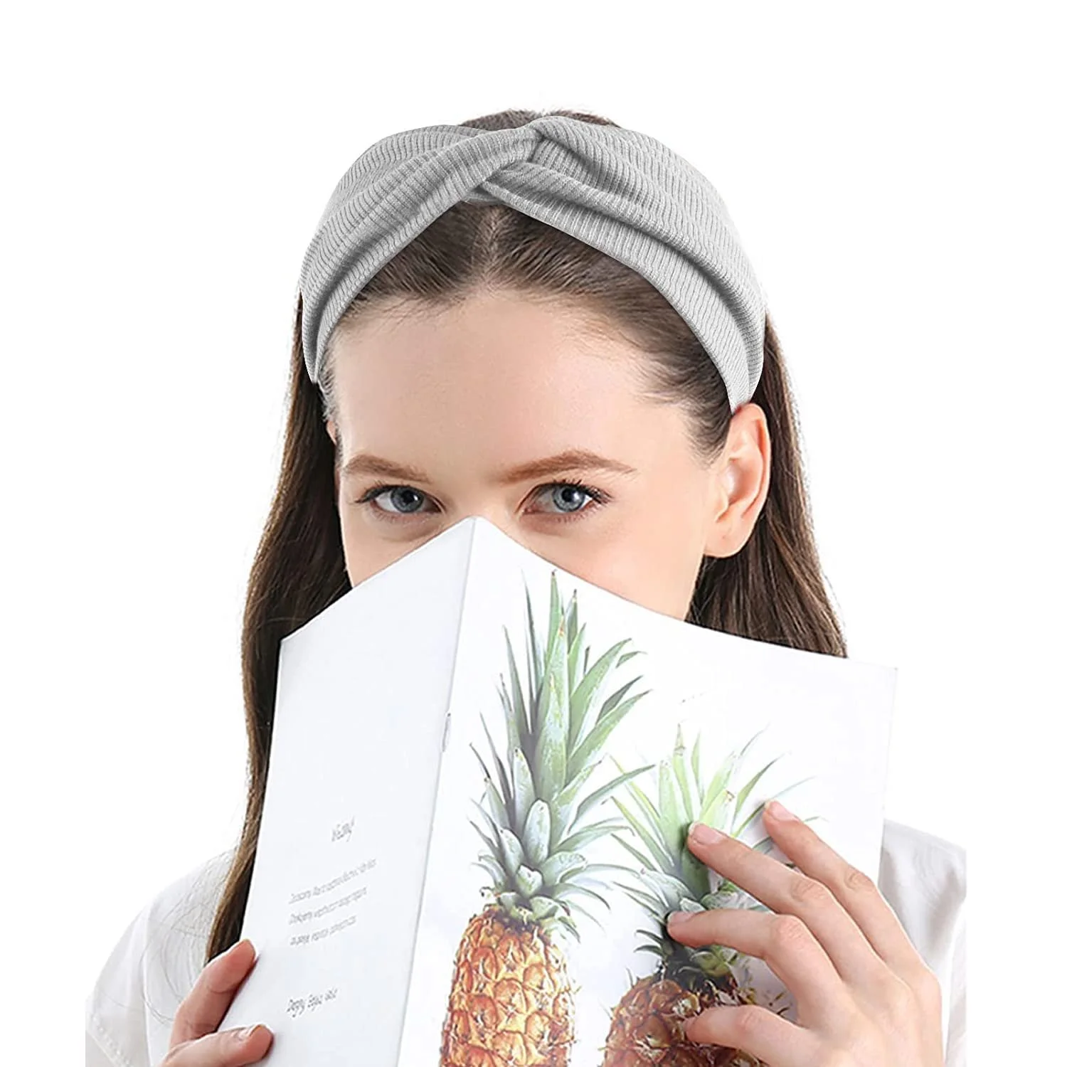 Набір з 6 еластичних пов'язок для волосся, перехресний вузол, фото №6 Набір з 6 еластичних пов'язок для волосся, перехресний вузол, фото №6