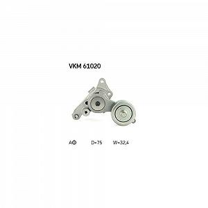 Натягувач ременя, поліклиновий ремінь SKF VKM 61020 для TOYOTA - Фото 1