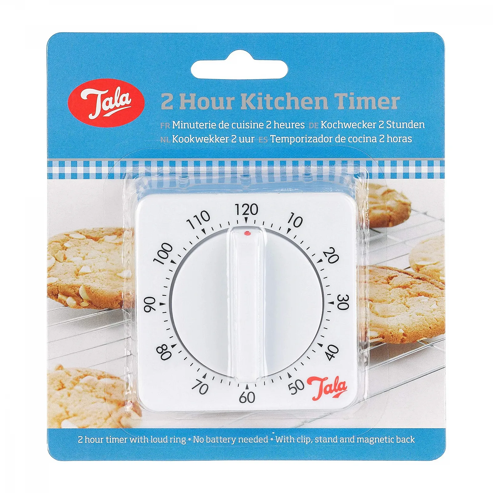 Кухонный таймер Tala Classic Механический 2 часа BPA Free, фото №2