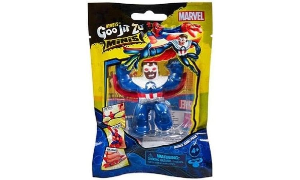 Міні-фігурки Grandi Giochi GOO JIT Zu Marvel Minis, 6 штук в асортименті, 7 см, GJM00100, фото №1