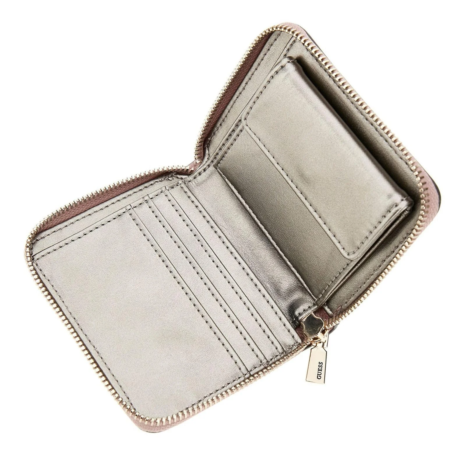 Гаманець GUESS Eco Ali Zip Around S Mauve, фото №2