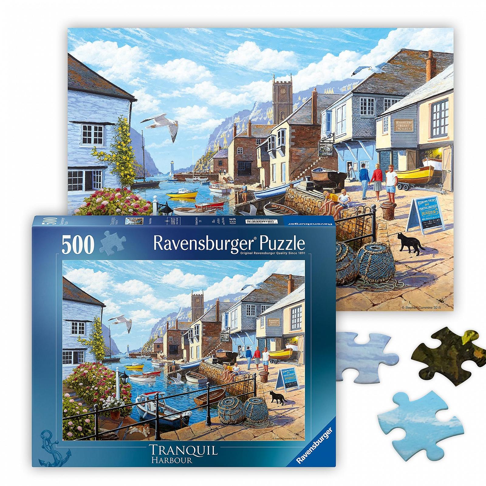 Пазл Ravensburger Tranquil Harbour 500 элементов для взрослых и детей от 10 лет, фото №1