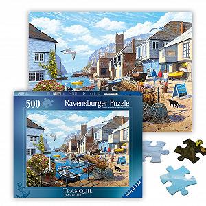 Пазл Ravensburger Tranquil Harbour 500 элементов для взрослых и детей от 10 лет - Фото 1