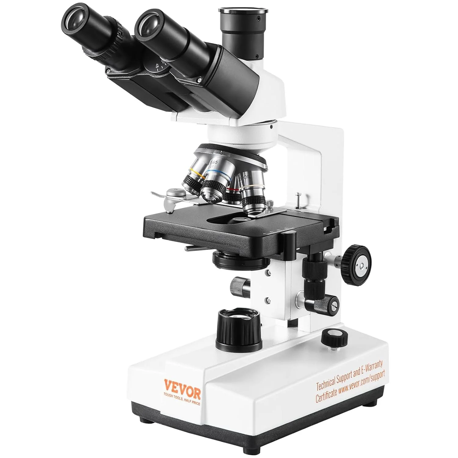 Цифровий мікроскоп VEVOR XSP-36TV / 40X-5000X / White, фото №2