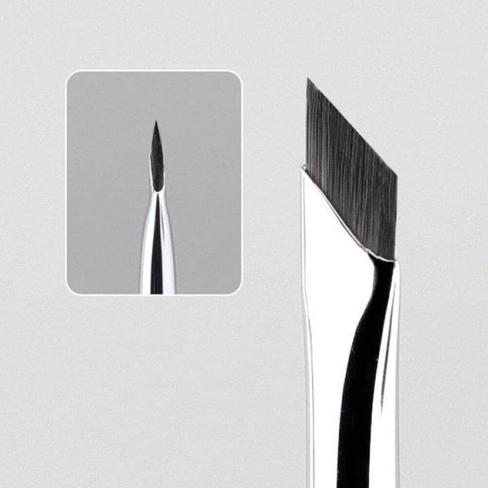 Кисти для подводки глаз Ультратонкая, плоская, угловая, фото №2 Кисти для подводки глаз Ультратонкая, плоская, угловая, фото №2
