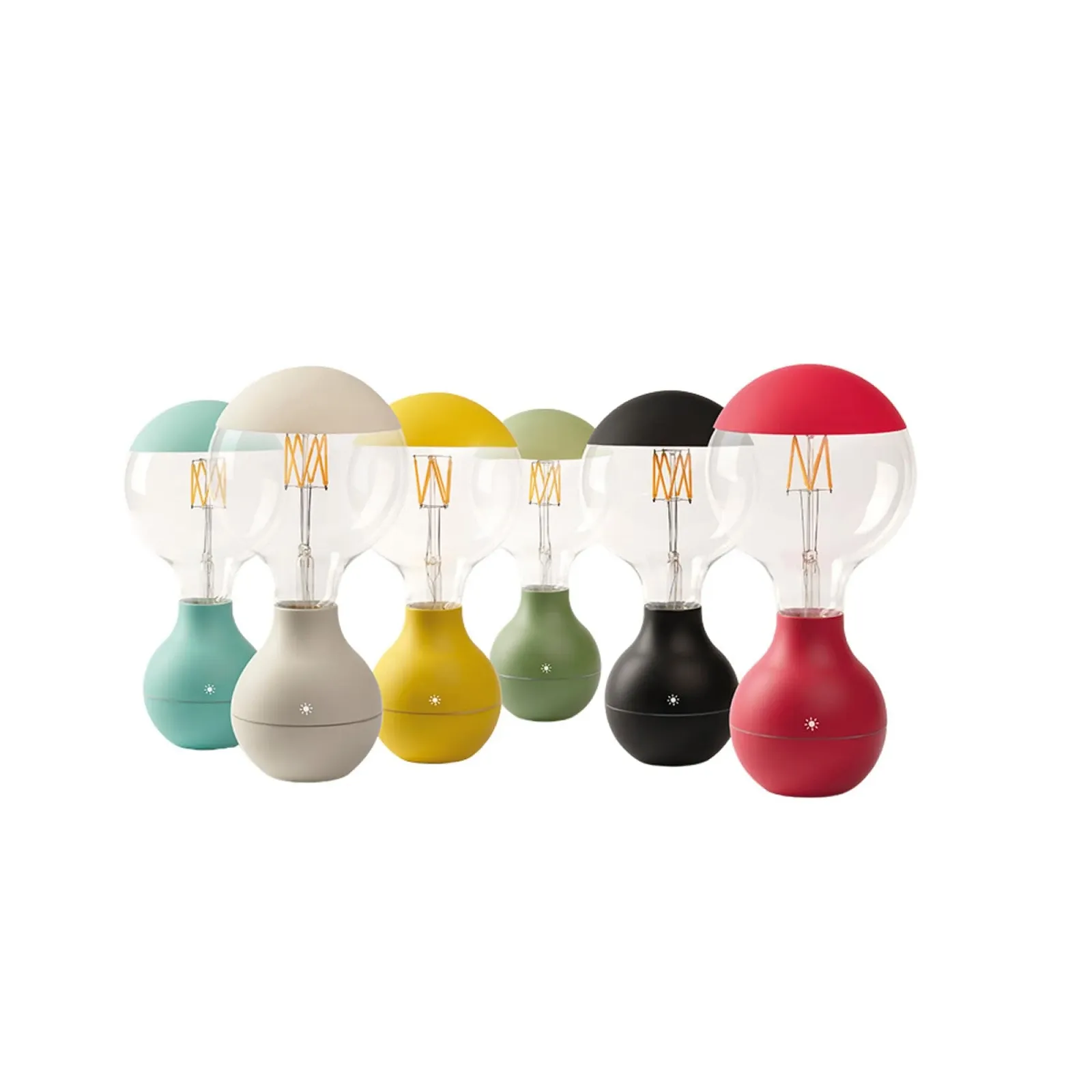 Настільна лампа DL DAYLIGHTITALIA Ballerina Portable Battery E27 5V G125 110LM 90 год Червона, фото №4