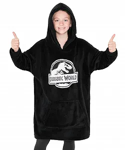Худі-ковдра Jurassic World Oversized для дітей, хлопчиків та дівчаток, підлітків - Фото 1