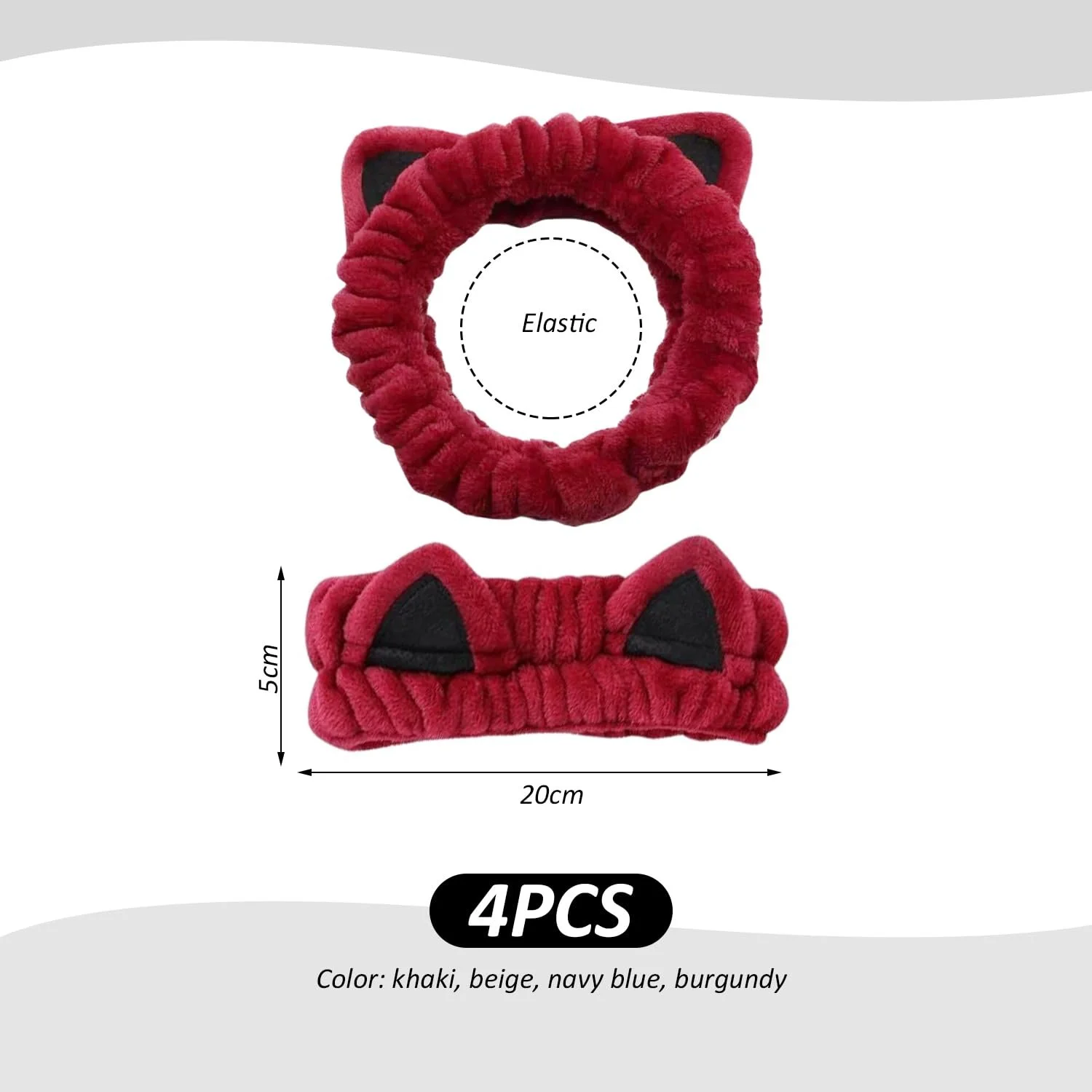 Пов'язка Вушка котика плюшевий, фото №2