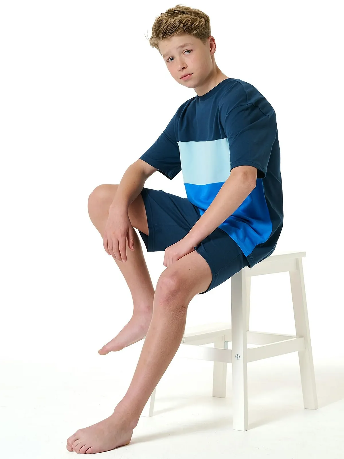 Піжама Schiesser Boys World для хлопчиків, дитячий одяг для сну, бавовна, фото №2