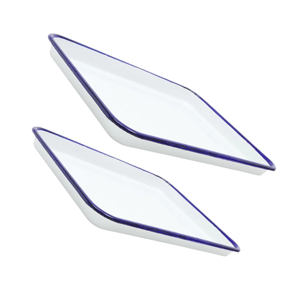 Эмалированные противни для выпекания 2 шт. антипригарные для кухни и лаборатории, фото №1