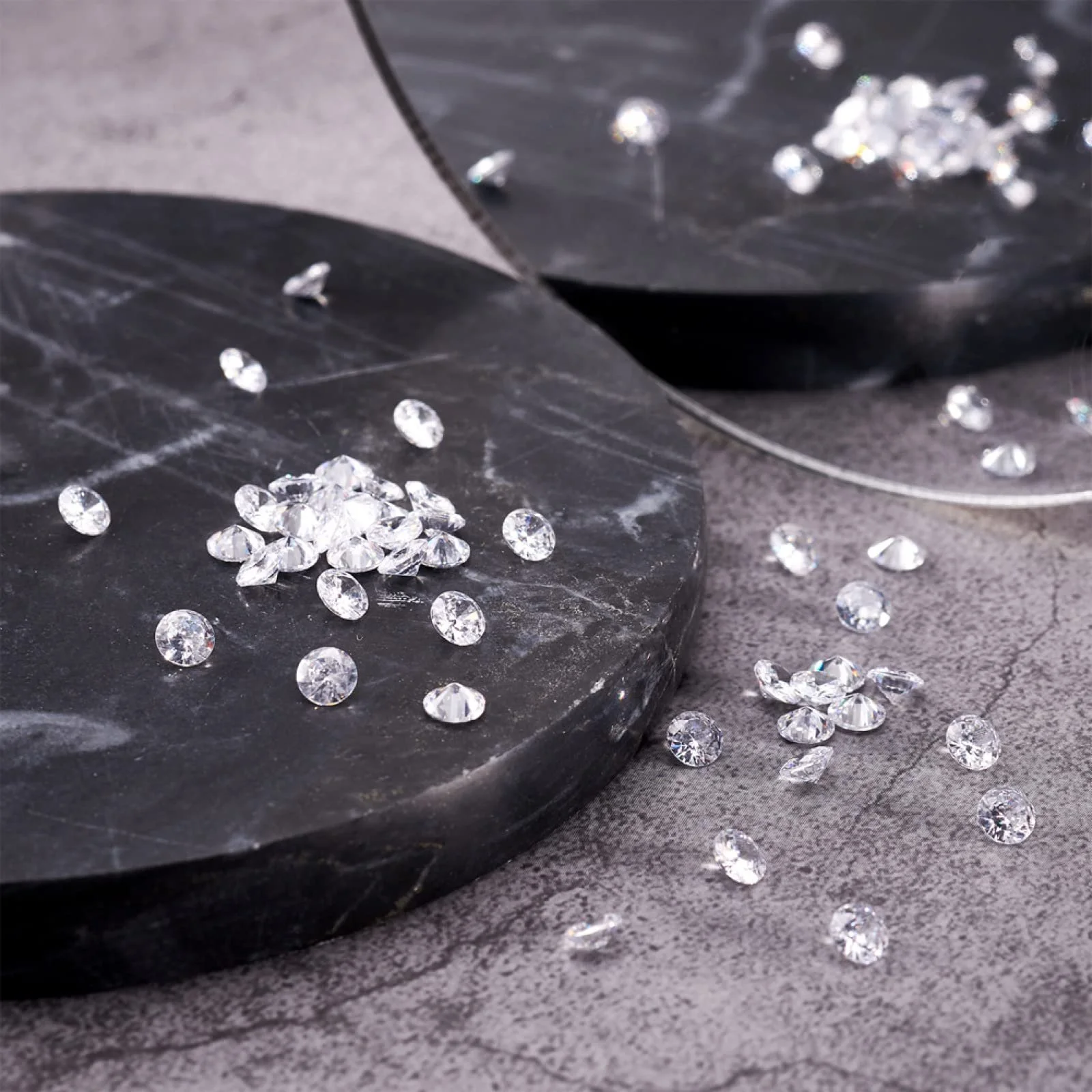 Циркониевые кабошоны Прозрачный 4 мм, фото №4