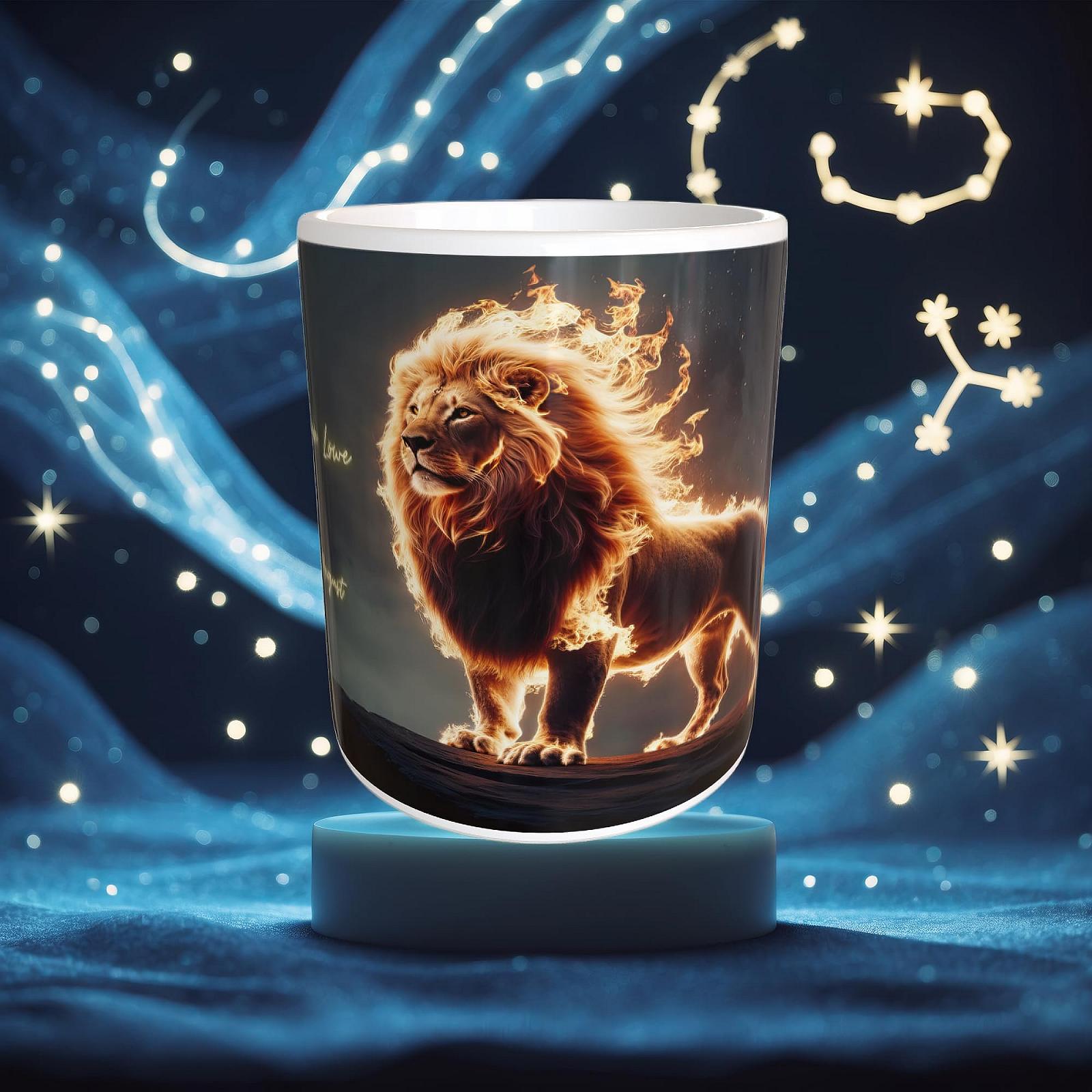 Кухоль Лев Loewe Zodiac 330 мл, кухоль знаку зодіаку Лев, фото №6