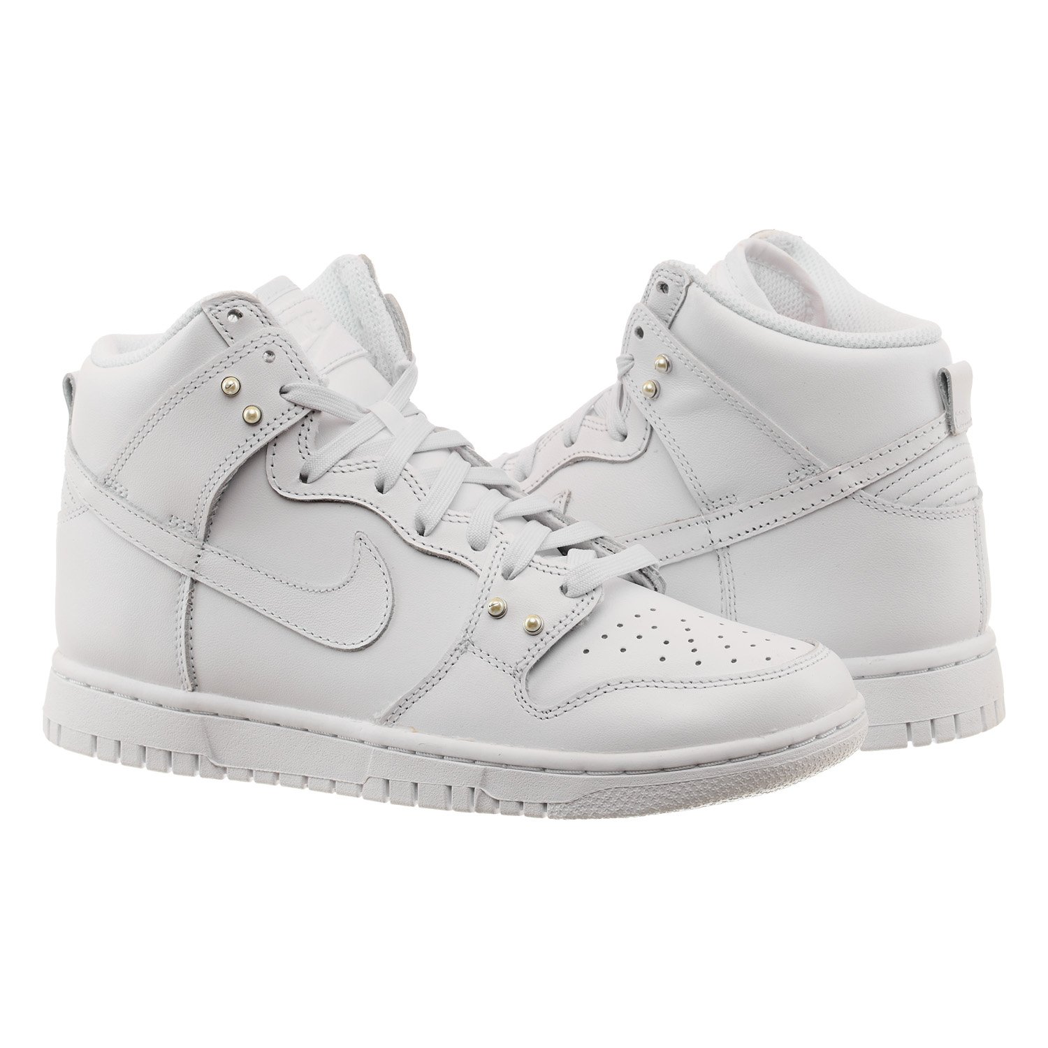 Кроссовки Nike Dunk High Pearl White 44, фото №1