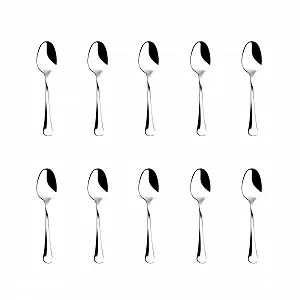 Ложка чайная Zanetti Набор 12 шт Boston Модель 18/C нержавеющая сталь - Фото 1