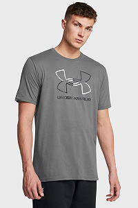 Футболка UA GL FOUNDATION UPDATE SS 1382915-028 Under Armour Темно-сірий S - Фото 1