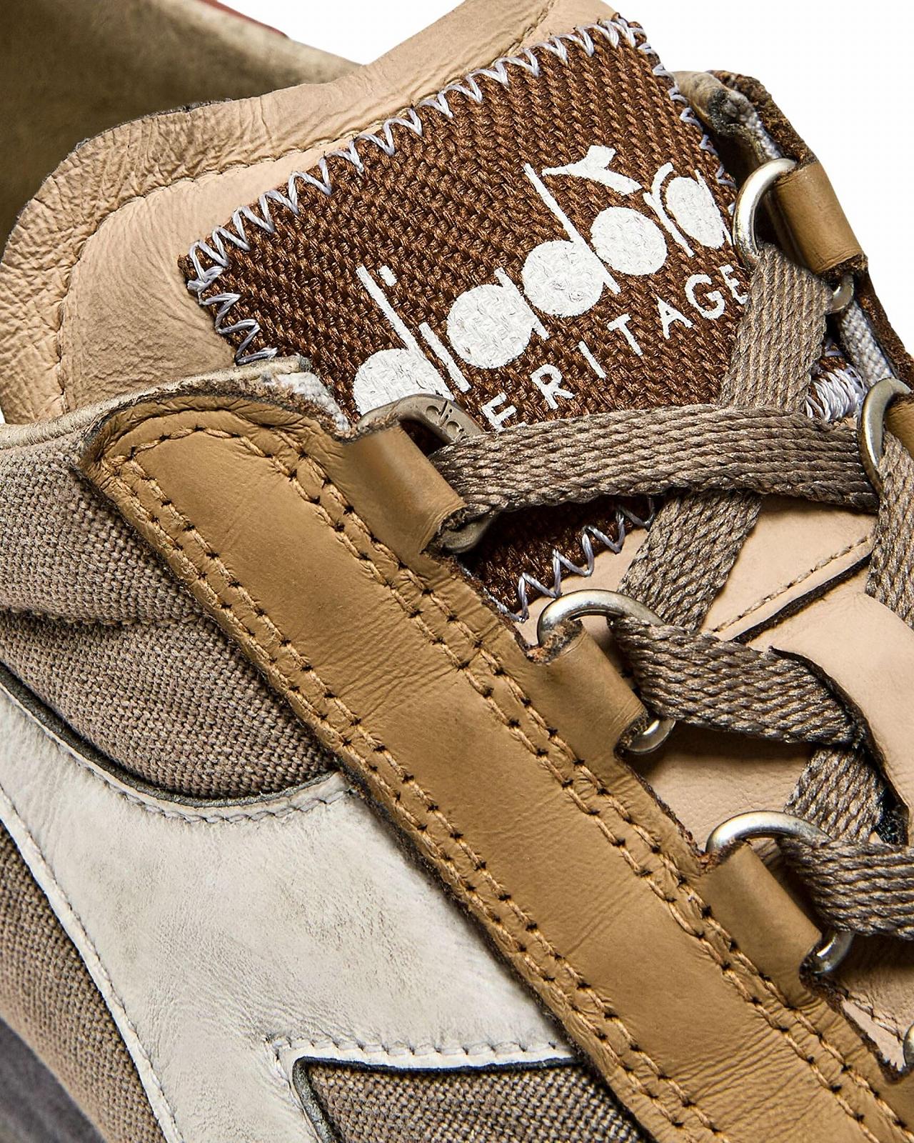 Кросівки Diadora Heritage Equipe Dirty SW Evo Чоловічі Білі Полотно, фото №4