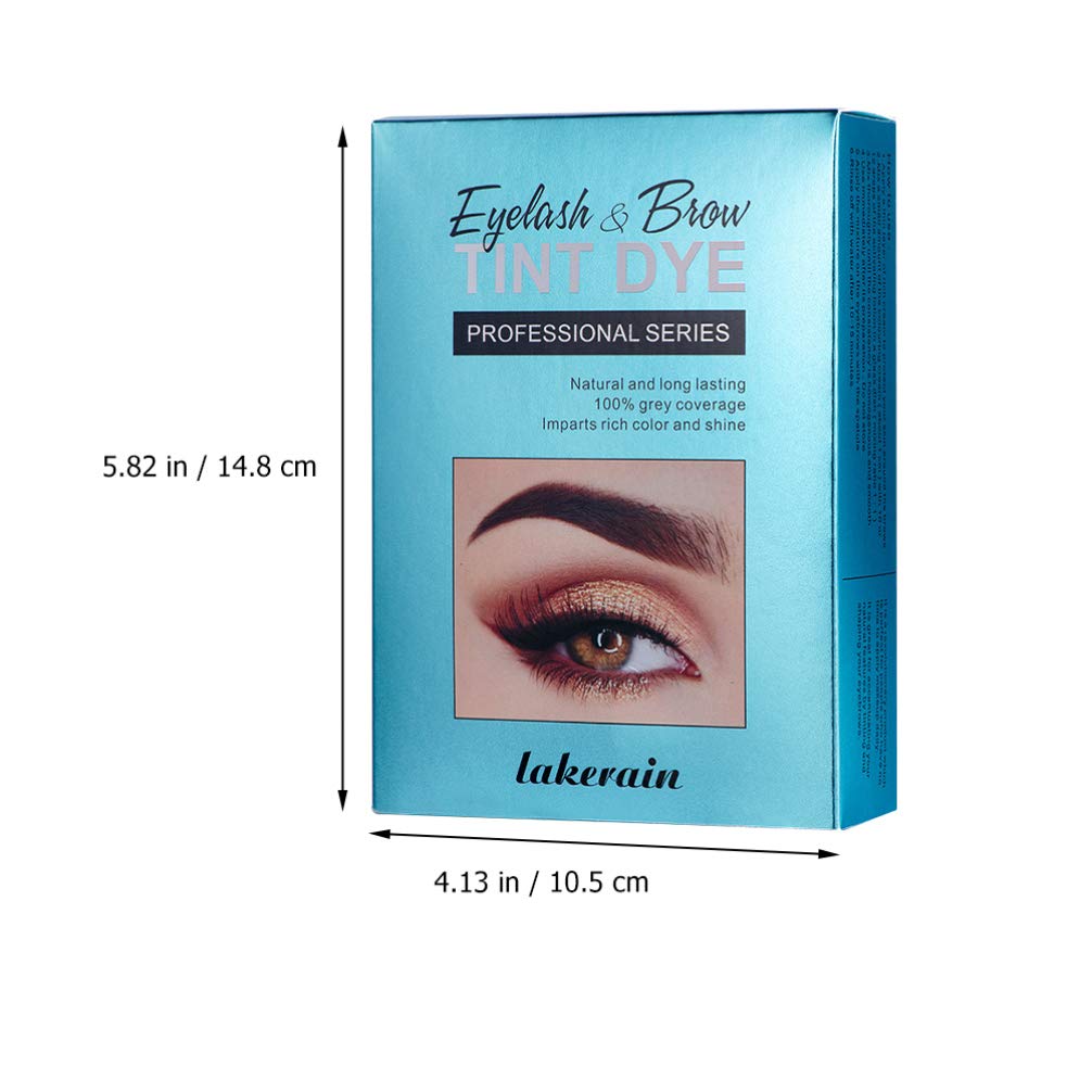 Lash Lurrose Eyebrow Colour Dye Kit with Comb Gel 1 Set Maroon, фото №6