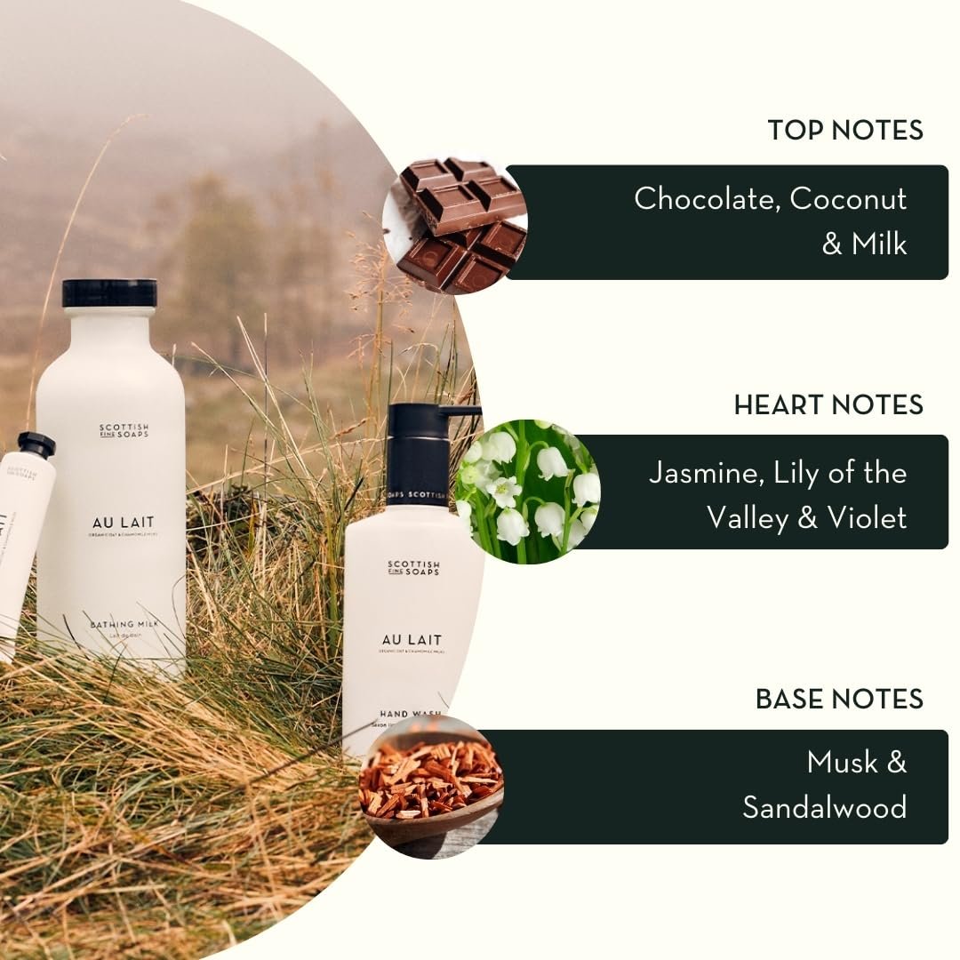 Гель для душу Scottish Fine Soaps Au Lait 200 мл, фото №3