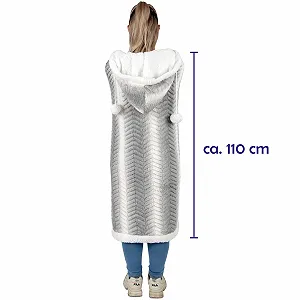 Покривало з капюшоном Bestlivings 130 x 180 см Чорний synthetic.ua - Фото 1