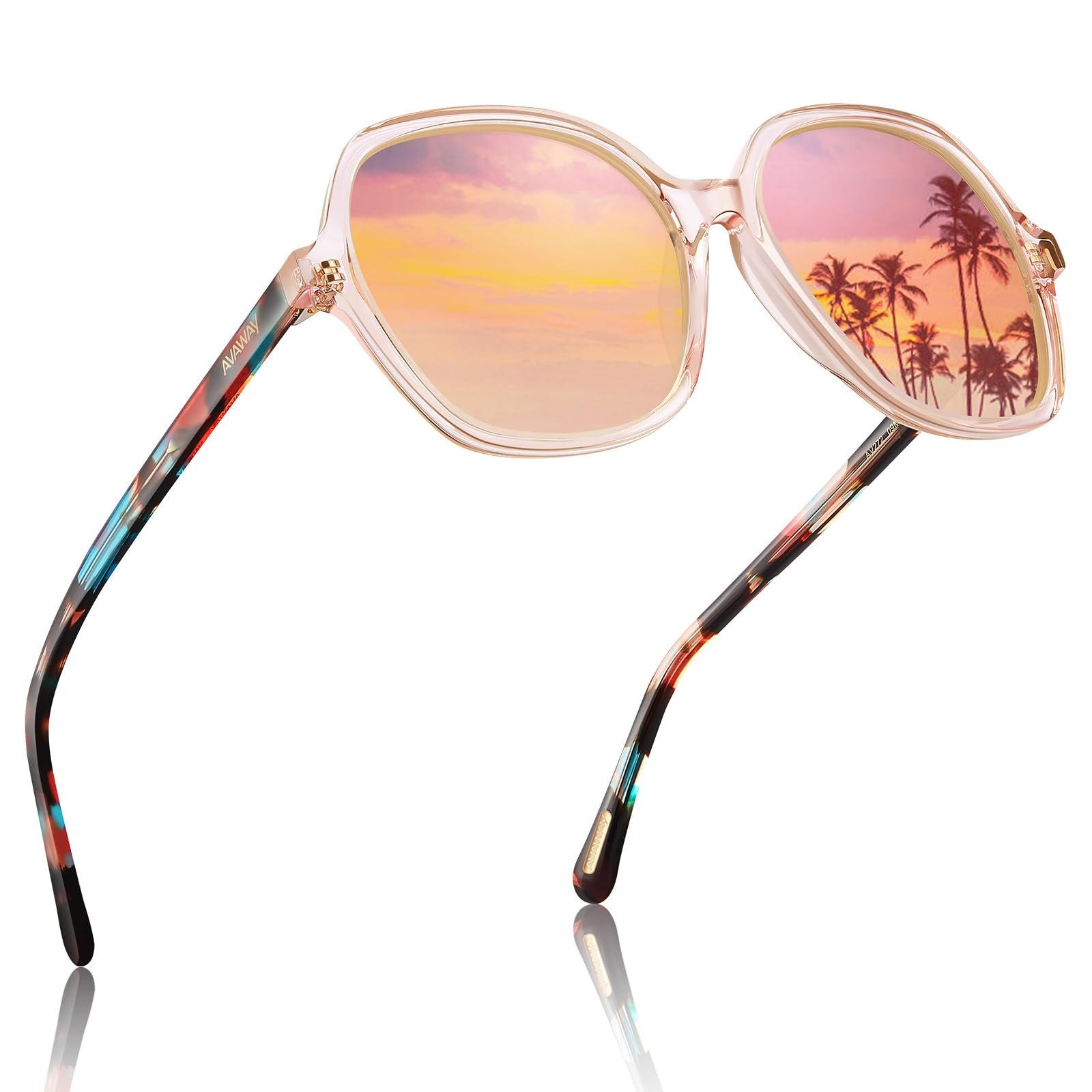 Великі Модні Поляризовані Сонцезахисні Окуляри AVAWAY для Жінок, Ацетатна Оправа, Великий Розмір, UV 400 Захист, фото №6 Великі Модні Поляризовані Сонцезахисні Окуляри AVAWAY для Жінок, Ацетатна Оправа, Великий Розмір, UV 400 Захист, фото №6