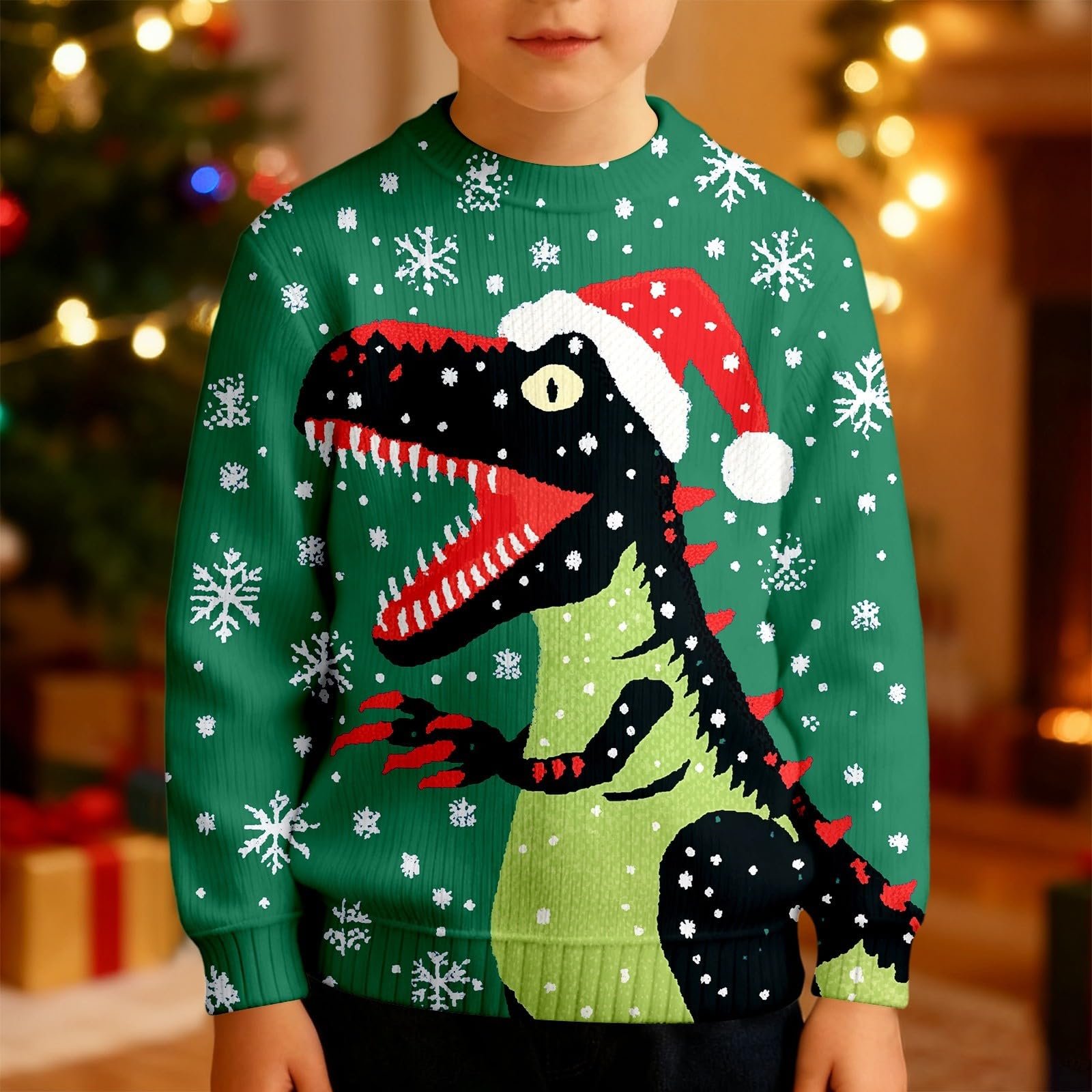 Джемпер RuFengz Детский рождественский для девочек и мальчиков Удобный смешной рождественский джемпер Рождественский наряд Джемперы с длинными рукавами и круглым вырезом Теплый рождественский джемпер Джемпер, фото №2 Джемпер RuFengz Детский рождественский для девочек и мальчиков Удобный смешной рождественский джемпер Рождественский наряд Джемперы с длинными рукавами и круглым вырезом Теплый рождественский джемпер Джемпер, фото №2