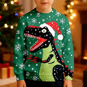 Джемпер RuFengz Детский рождественский для девочек и мальчиков Удобный смешной рождественский джемпер Рождественский наряд Джемперы с длинными рукавами и круглым вырезом Теплый рождественский джемпер Джемпер цена на synthetic.ua - Фото 1 Джемпер RuFengz Детский рождественский для девочек и мальчиков Удобный смешной рождественский джемпер Рождественский наряд Джемперы с длинными рукавами и круглым вырезом Теплый рождественский джемпер Джемпер synthetic.ua - Фото 1