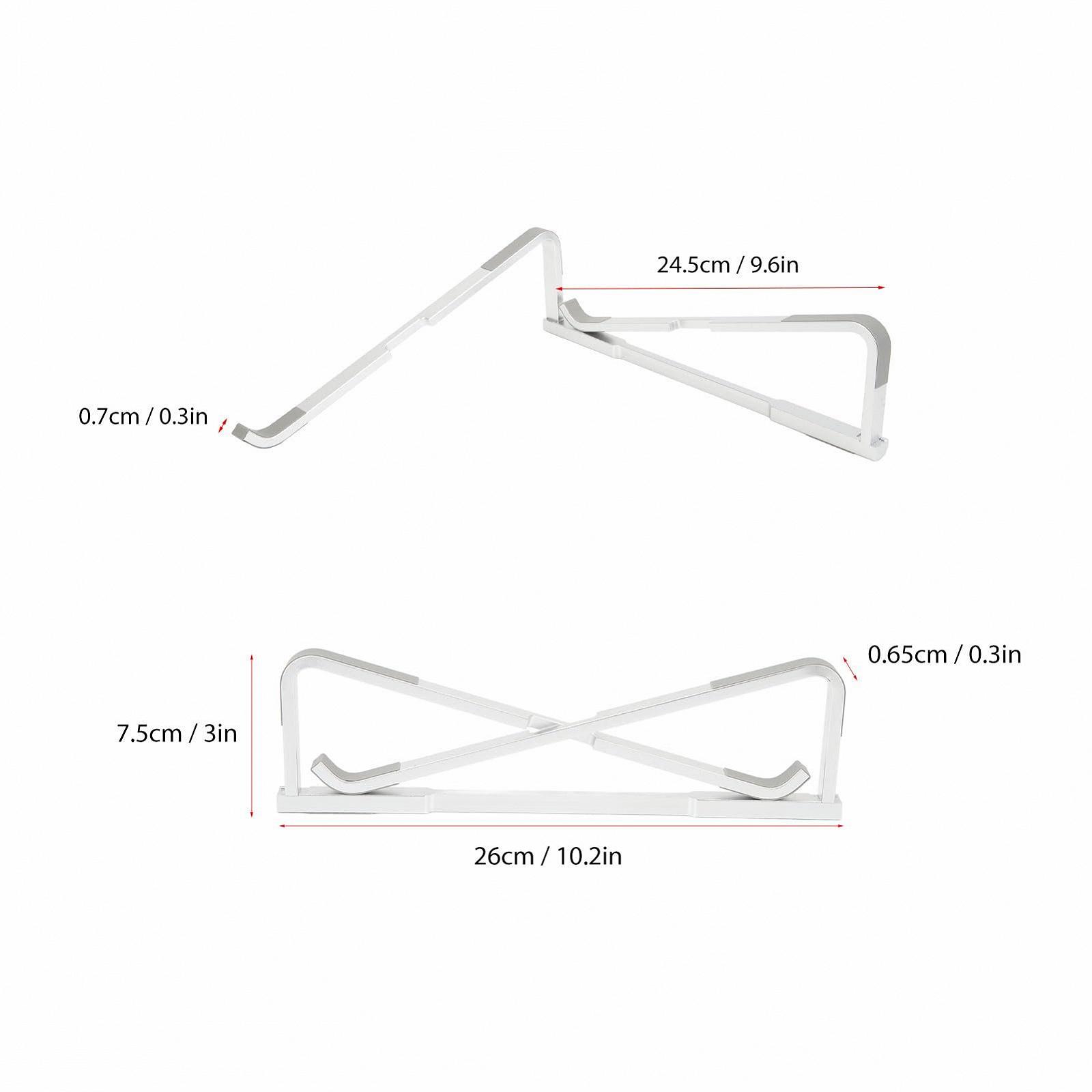 Подставка для планшета Алюминиевый сплав складной портативный металлический многофункциональная подставка для ноутбука для книг ПК, фото №4