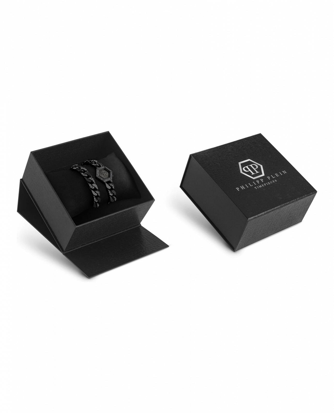 Годинник Philipp Plein жіночий аналоговий кварцовий The Hexagon Groumtet з браслетом, фото №4