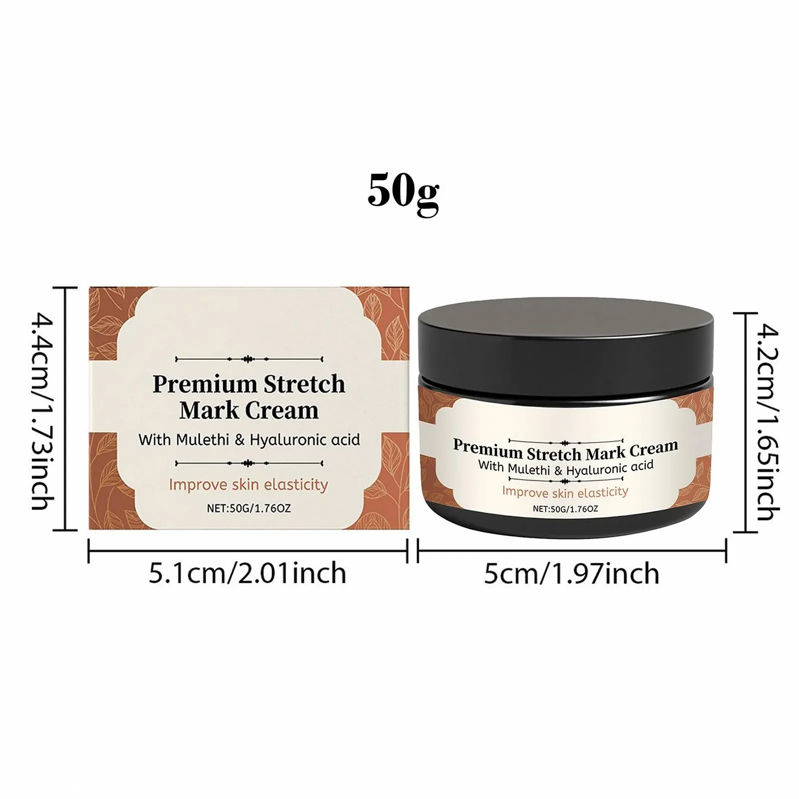 Крем от растяжек для беременных 50 г Крем для живота Обезжиривающий лосьон для беременных Предотвращает растяжки и улучшает эластичность, фото №6